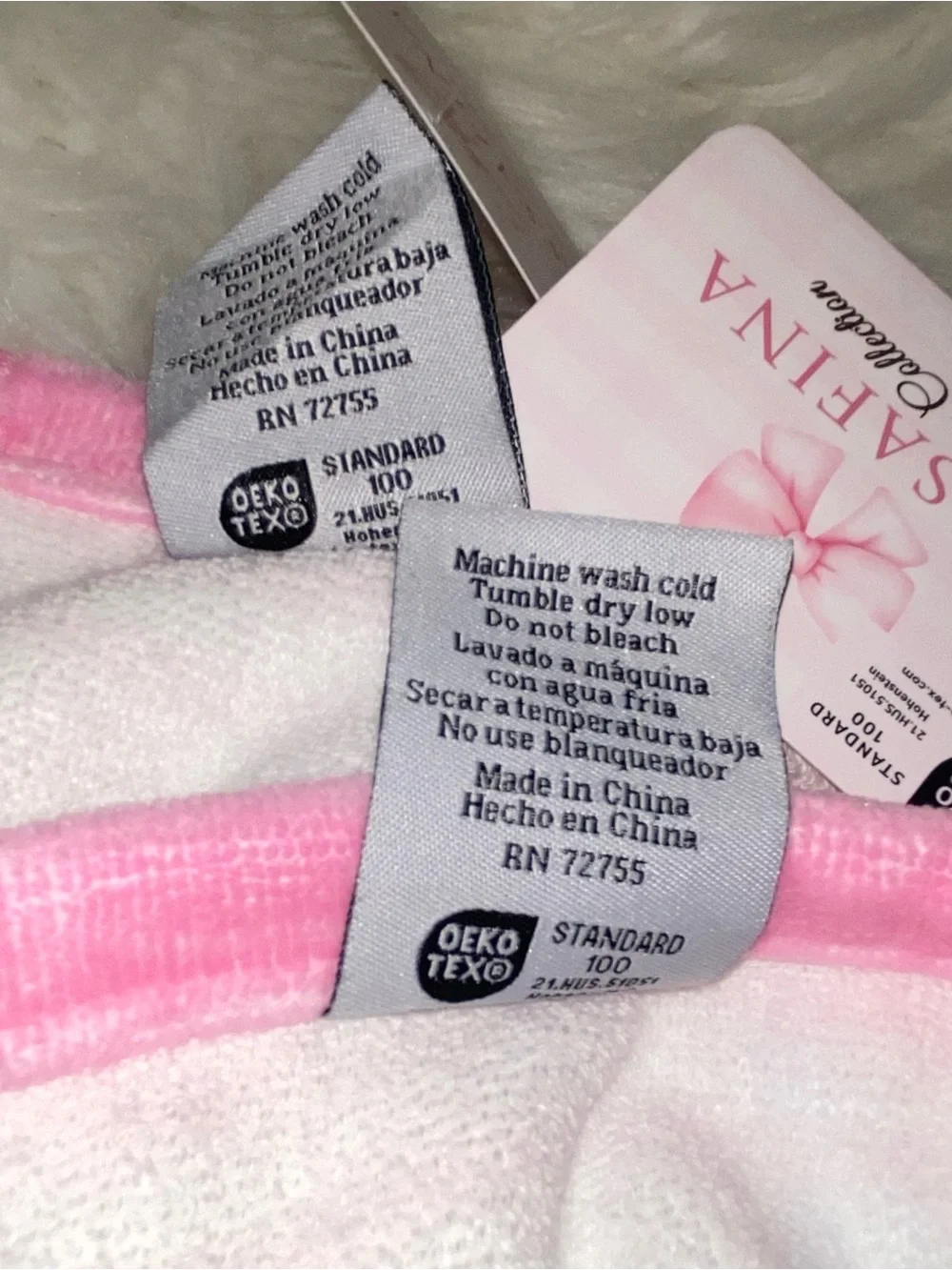 Kassafina Home Collection Hands Soft Towels set 2pc. New